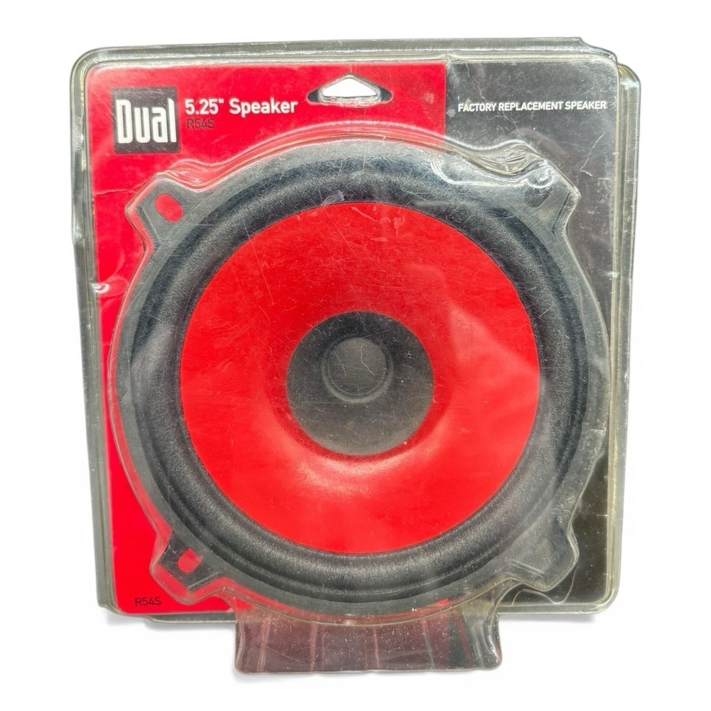 Dual R54S Speaker Car Audio 5.25" Red New Factory Replacement 40W RMS 4 Ohm